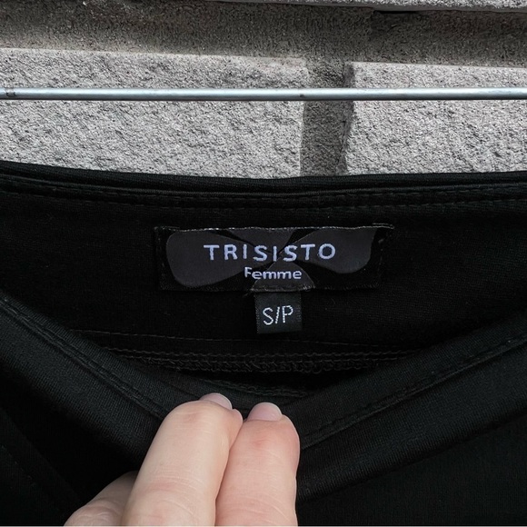 Trisisto Femme Black Pull-on Stretch Skirt Sz S - Picture 9 of 10